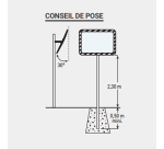 Miroir pour voie privée rectangulaire - P.A.S®
