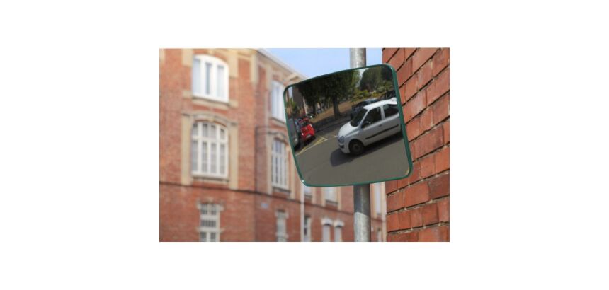 Miroir sécurité PAS® anti-rayures - Multi-usages - 600x400 mm