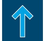 Marquage au sol adhésif - Symbole flèche - 300x200 mm - Lot de 5