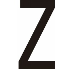 Adhésif - Lettres adhésives en vinyle noir A - à - Z - Lot de 10