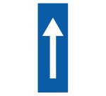 Marquage au sol Antidérapant - Flèche Blanche - Adhésif