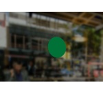 Adhésif - Repérage accès d'évacuation - Vinyle adhésif  - Rouge - 200 mm