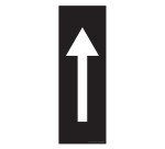 Marquage au sol Antidérapant - Flèche Blanche - Adhésif