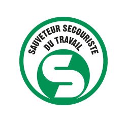 Autocollant - Sauveteur Secouriste du Travail - Vinyle Souple
