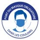 [Panneau - Port du masque obligatoire dans les couloirs]