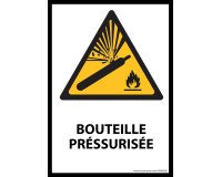 Panneau - Bouteille préssurisée - W029- format portrait