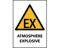 Panneau de danger - Atmosphère explosive - W021 - ISO 7010