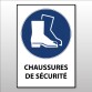 Signalétique EPI - Chaussures de sécurité obligatoires - M008