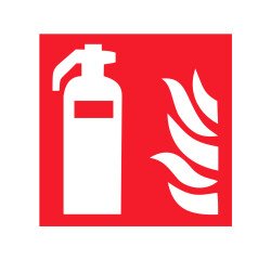 Panneau de signalétique Extincteur incendie - F001 - ISO 7010