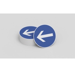 Panneau sens obligatoire