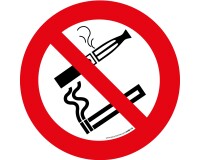 Signalétique d'interdiction - Interdiction de fumer et vapoter
