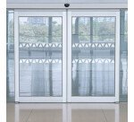 Vitrophanie - Bande signalisation triangles - Blanc - 10m