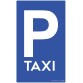 Signalétique de parking - Panneau pour Places réservées aux taxis