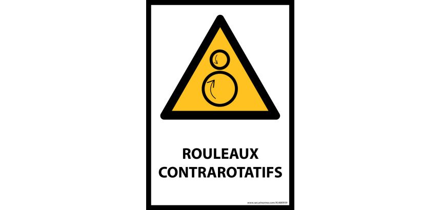 Panneau - Rouleaux contrarotatifs - W025- format portrait