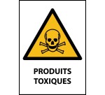 Signalétique de danger - Produits Toxiques - W016 - ISO 7010