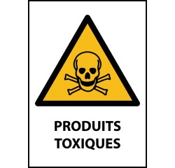 Signalétique de danger - Produits Toxiques - W016 - ISO 7010