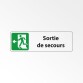 Signalétique d'évacuation - Panneau Sortie de Secours - Gauche