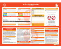 Panneau affichage obligatoire - 11 salariés - A3 - Vinyle  - A3