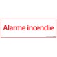 Panneau Alarme Incendie 210*75 mm