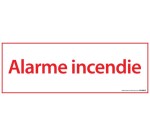 Panneau de signalétique - Alarme Incendie - 210 x 75 mm