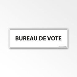 Panneau Bureau de vote