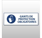 Panneau EPI - Gants protection obligatoires - M009 - ISO 7010