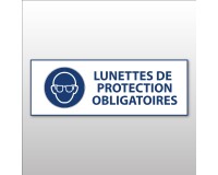 Panneau - EPI - Lunettes de protection Obligatoire  - M004