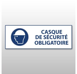Panneau EPI obligatoire - Casque de sécurité obligatoire - M014