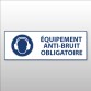 Panneau - EPI - équipement anti-bruit Obligatoire - M003