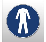 Signalétique M010 ISO 7010 – Vêtements de Protection Obligatoires