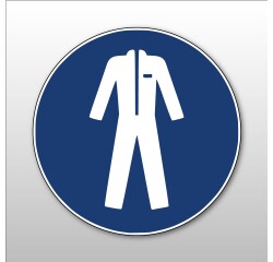 Signalétique M010 ISO 7010 – Vêtements de Protection Obligatoires