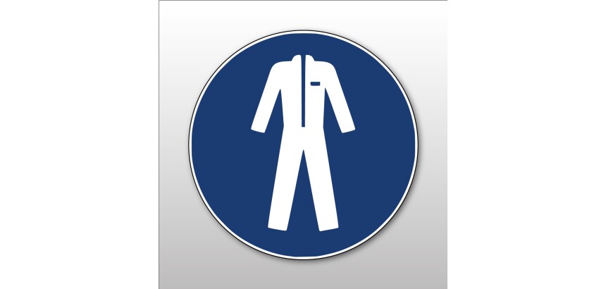 Signalétique M010 ISO 7010 – Vêtements de Protection Obligatoires