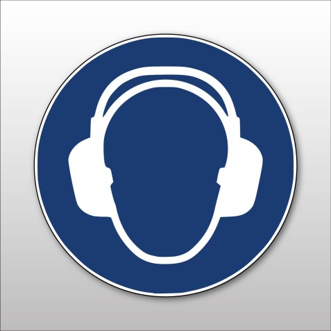 Panneau EPI obligatoire - Protection casque - M003 - ISO 7001