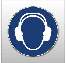 Panneau EPI obligatoire - Protection casque - M003 - ISO 7001