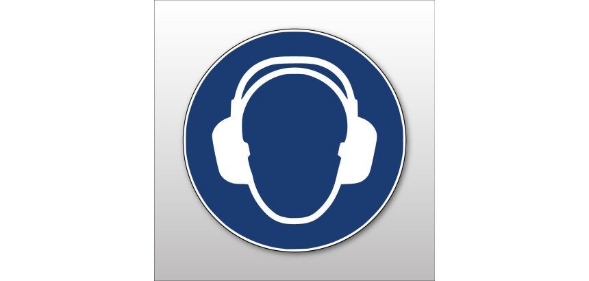 Panneau obligatoire - Serre-tête anti-bruit M003 - ISO 7001