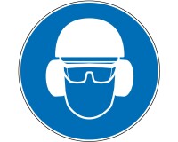 Panneau obligatoire - EPI - Protection Tête - M014 - ISO 7010