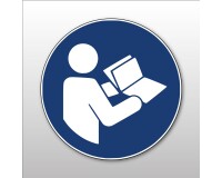 Panneau - Consulter le manuel/la notice d'instructions - M002