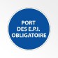 Panneau Obligation - Port des E.P.I. obligatoire - M005