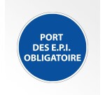 Panneau Obligation - Port des E.P.I. obligatoire - M005