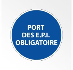 Panneau Obligation - Port des E.P.I. obligatoire - M005