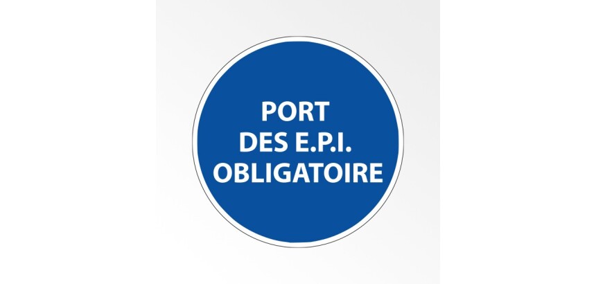 Panneau Obligation - Port des E.P.I. obligatoire - M005