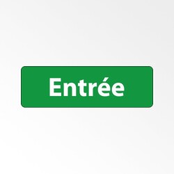 Panneau Signalétique - Entrée