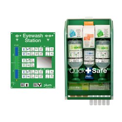 Coffret de Soins Complets - Station de Rinçage Oculaire QUICKSAFE - PLUM
