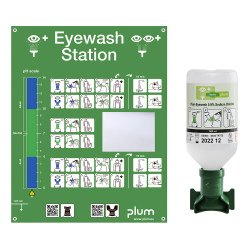 Flacon de Solution Saline - Lave-oeil pour Station de Rinçage Oculaire PLUM