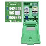Flacon de Solution d'Urgence - Lave-oeil Duo avec Solution Neutre et Saline - PLUM