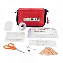 Trousse de secours - Essentiel - Nylon - 130x95x45mm