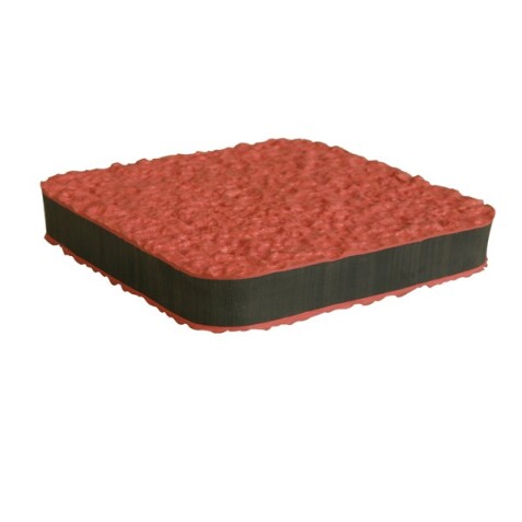 Dalle anti-vibration - Charge Modérée - Environnement Sec - 80 x 80 mm - SBR/NR