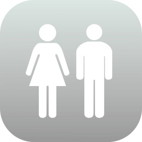 Plaque PLEXI Mixte Homme/Femme - 120 x 120 mm