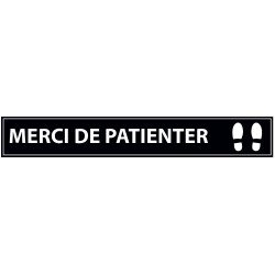 Adhésif - Merci de patienter - 700x100mm