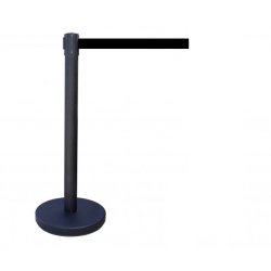 Poteau à Sangle - Noir - Hauteur 910 mm  - Noir